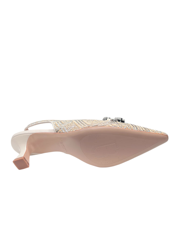 slingback donna pelle toscablu jade art.ss2520s194-c97 argento