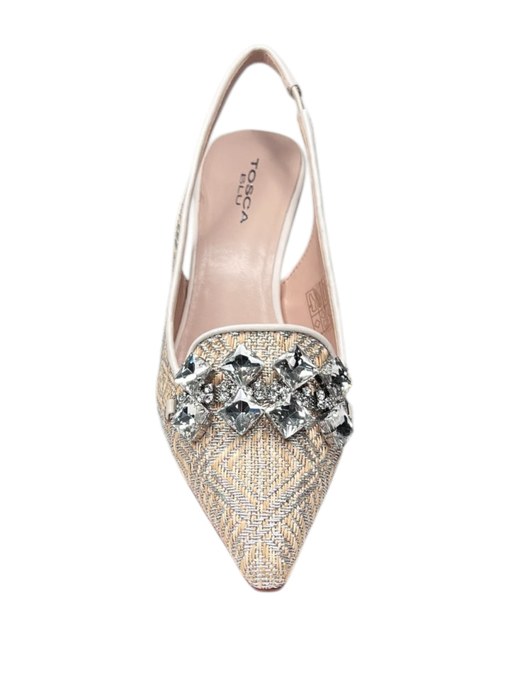 slingback donna pelle toscablu jade art.ss2520s194-c97 argento