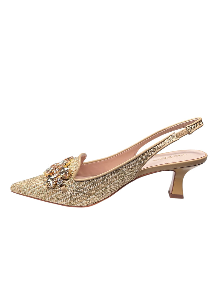 slingback donna pelle toscablu jade art.ss2520s194-c98 oro