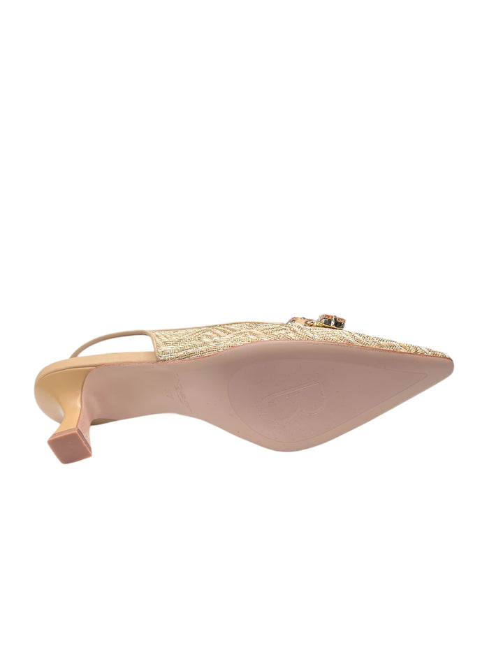 slingback donna pelle toscablu jade art.ss2520s194-c98 oro