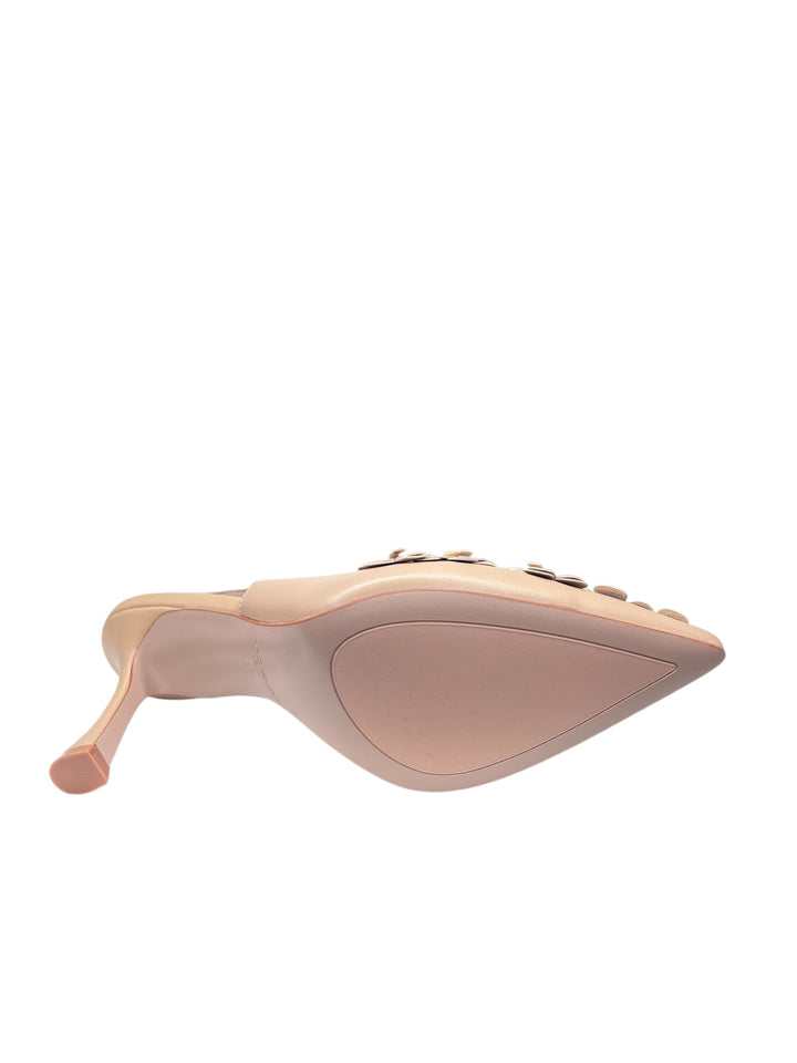 toscablu slingback donna pelle beige
