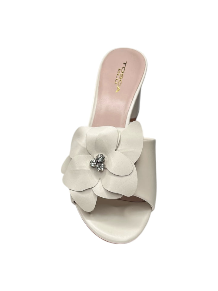 sandali donna pelle tosca blu peony art.ss2534s341c08 avorio