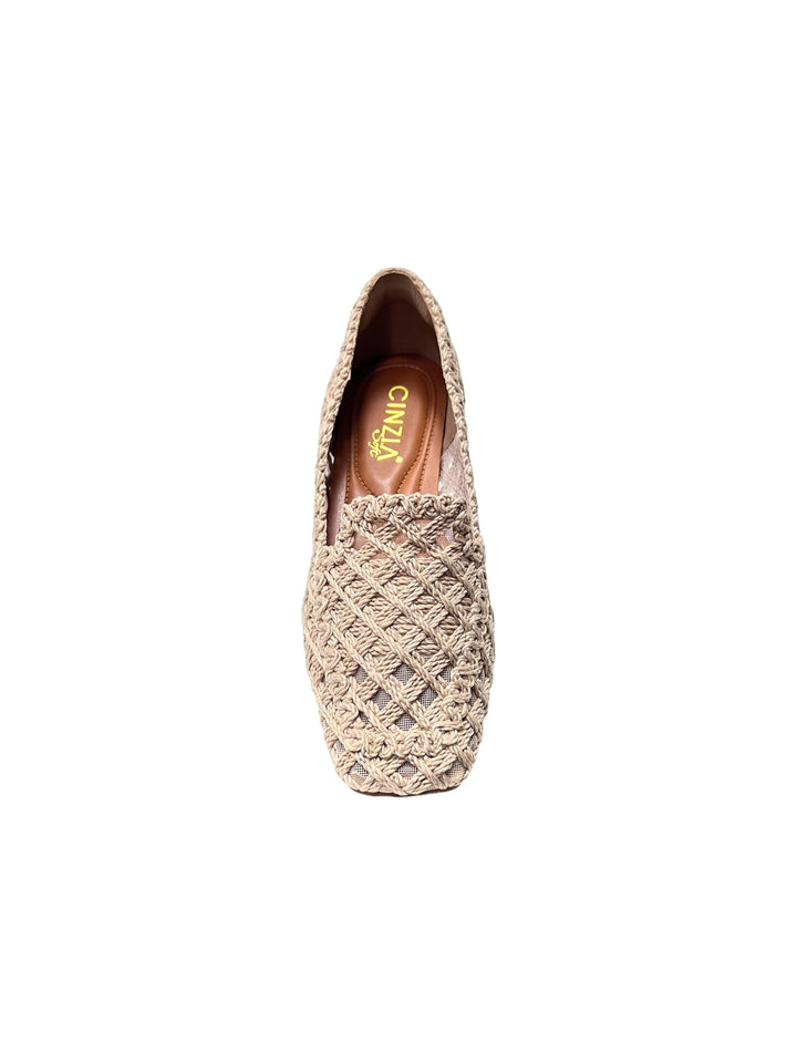 mocassini donna tessuto cinzia soft art. vl2001001 beige