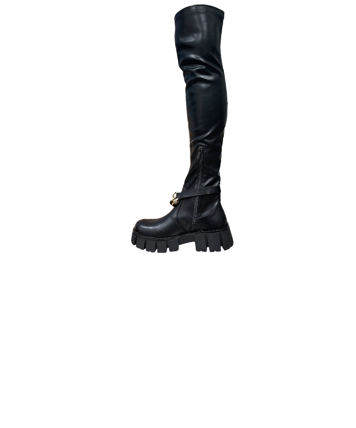 stivali elasticizzati donna queen helena art. x27-136 black