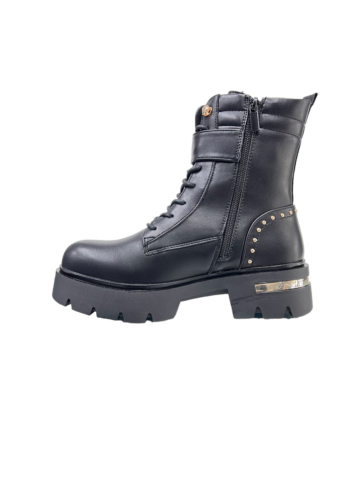 anfibi corti donna queen helena art. x29-92 black