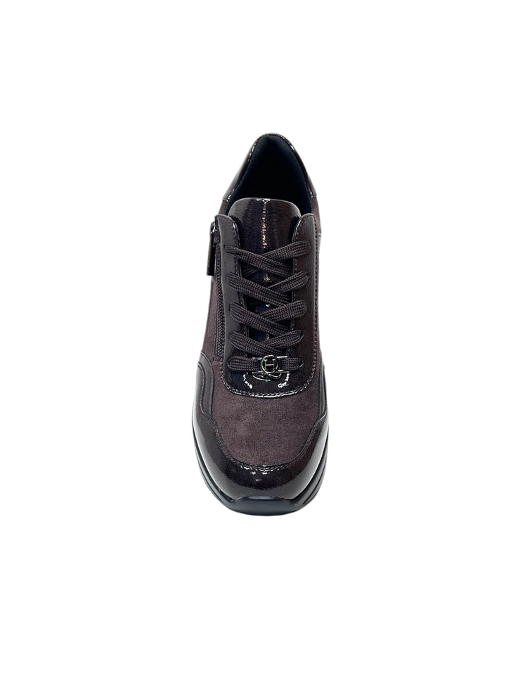 sneakers con zeppa donna queen helena art.x31-36 bronze