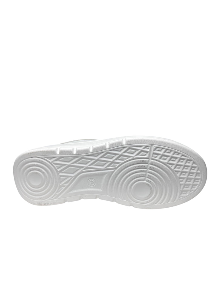 sneaker donna white-silver