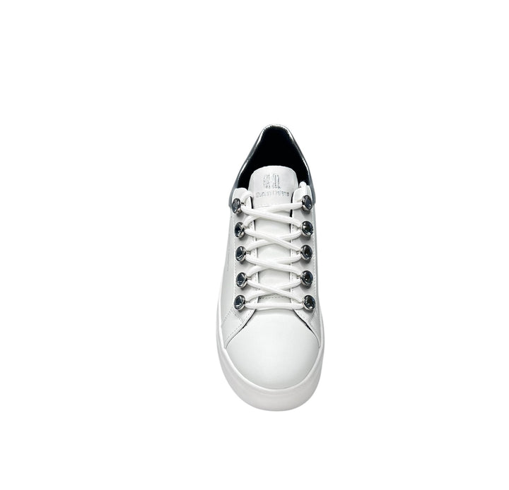 sneaker donna white-silver