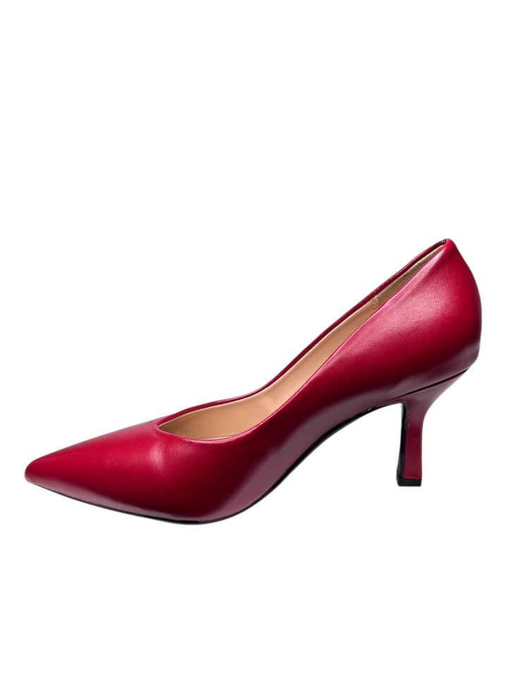 décolleté donna rosso scuro