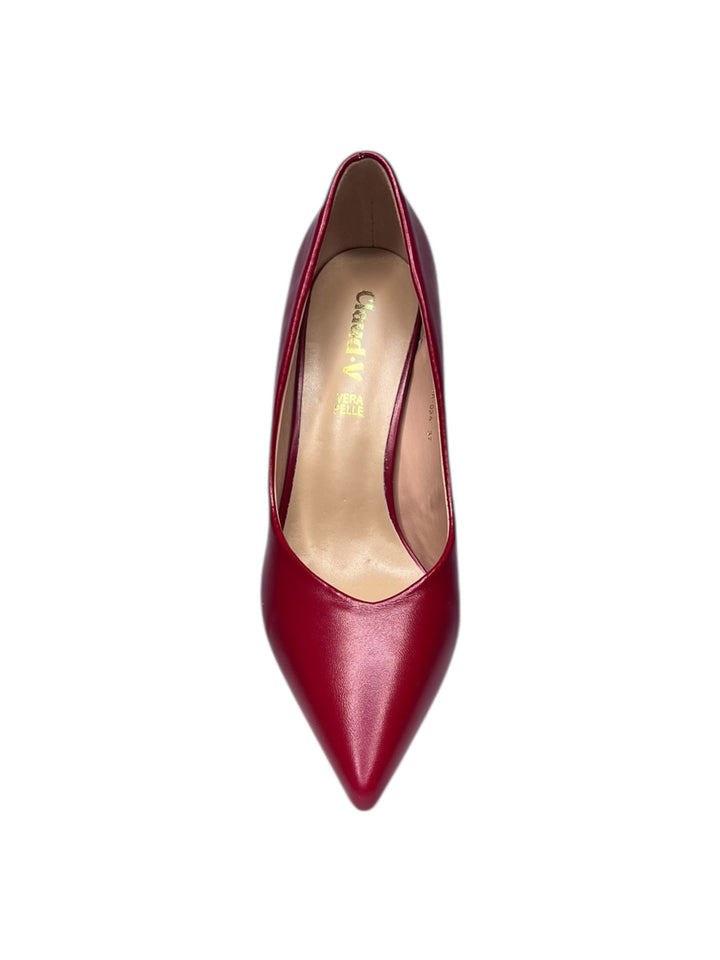 décolleté donna rosso scuro