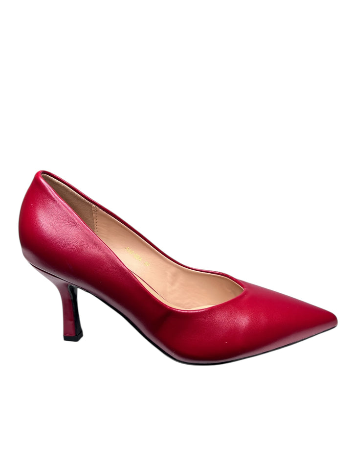 décolleté donna rosso scuro