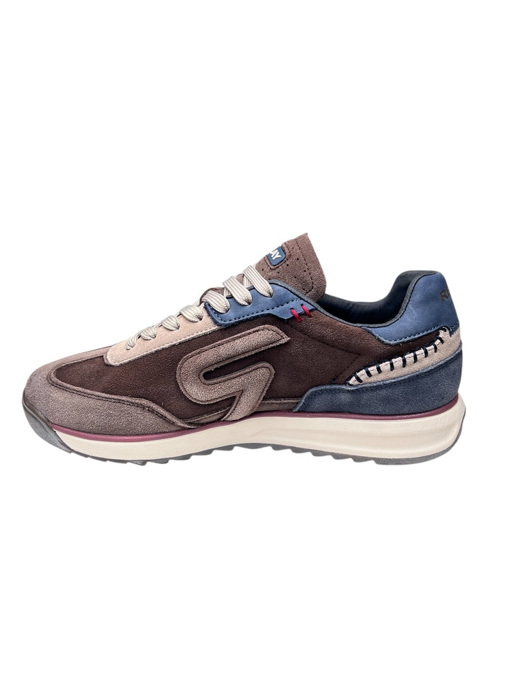 sneaker uomo pelle marrone