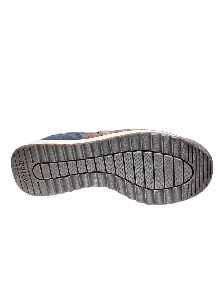 sneaker uomo pelle marrone
