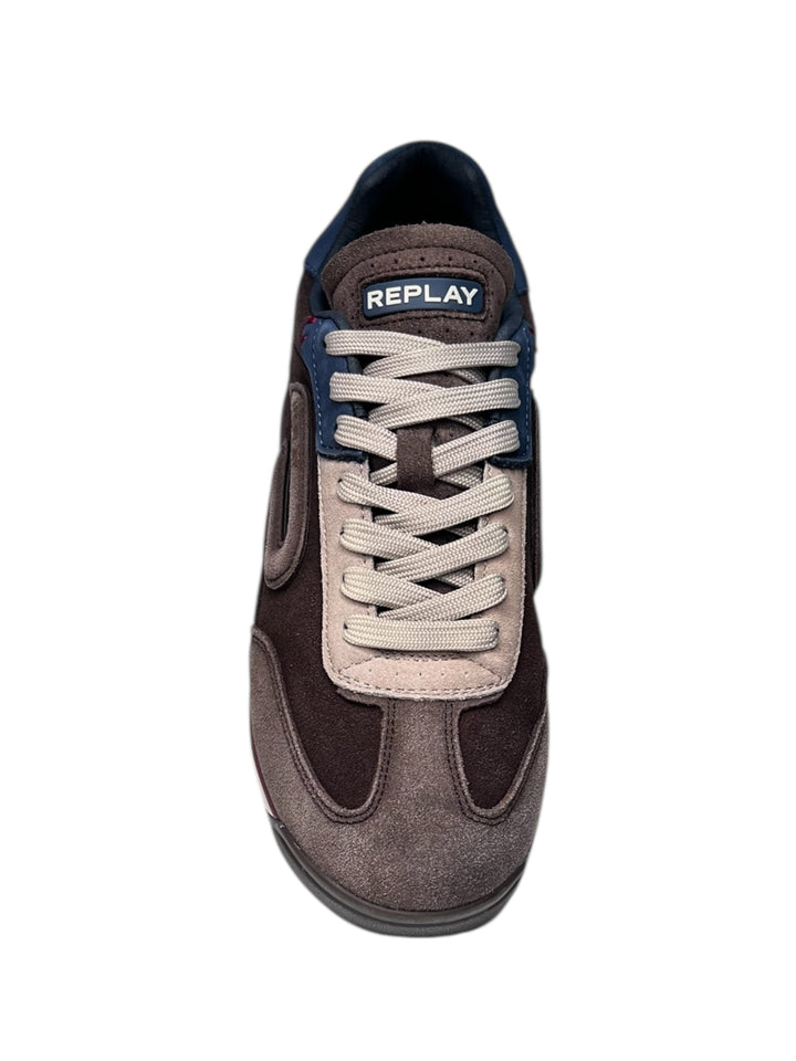sneaker uomo pelle marrone