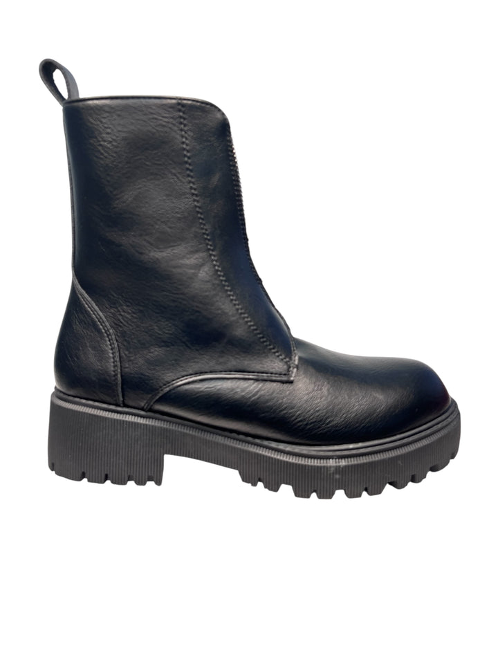 stivaletto donna pelle nero