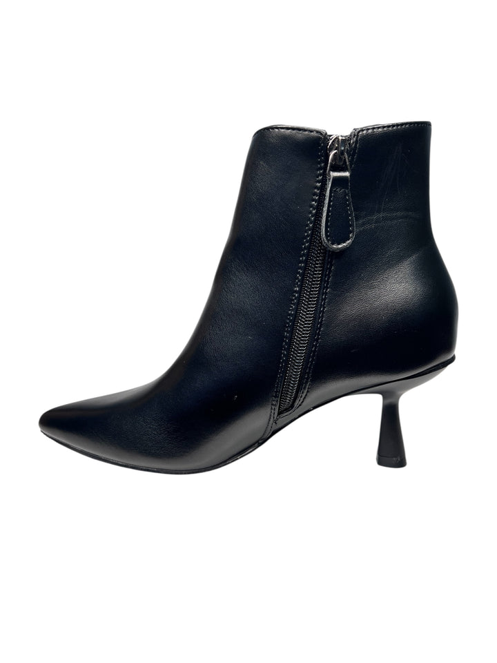 stivaletto donna pelle nero