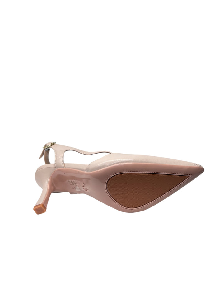 slingback donna pelle claud.v art.za08-13a beige