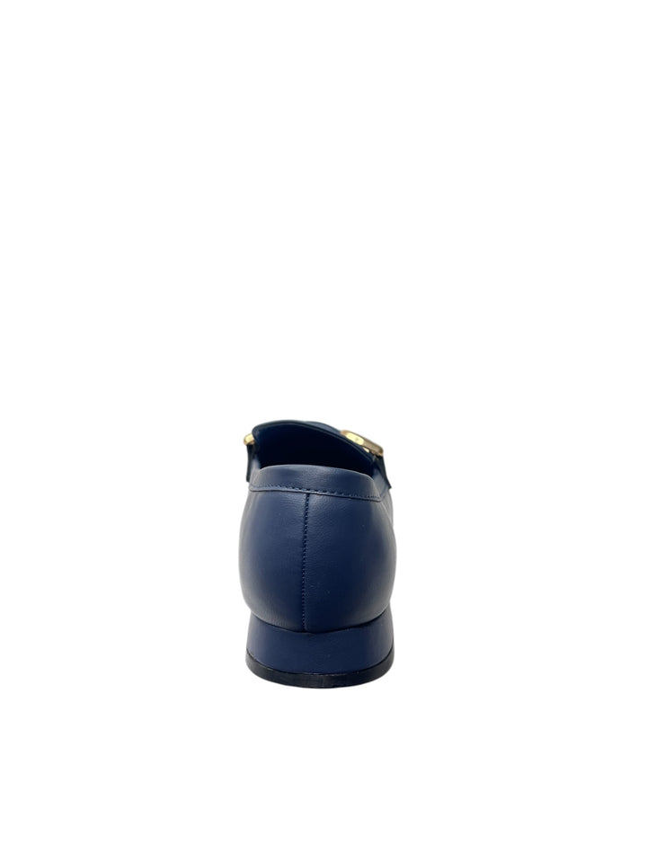 mocassini donna pelle claud.v art.zg04-01a blu navy