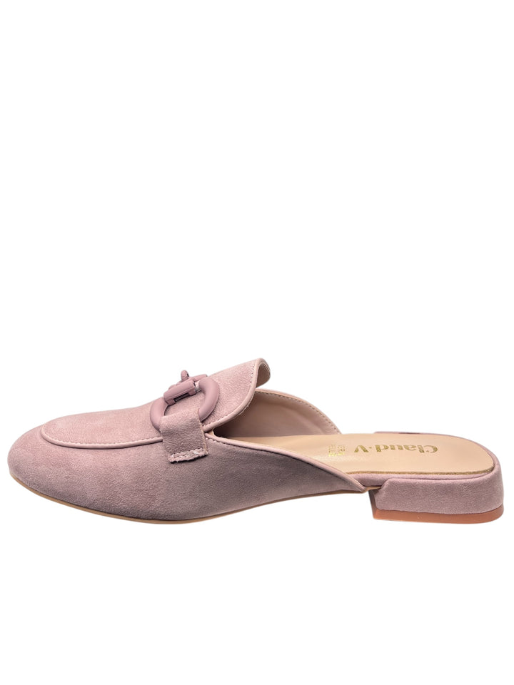 sabot donna pelle claud.v art. xg04-04c-cp cipria