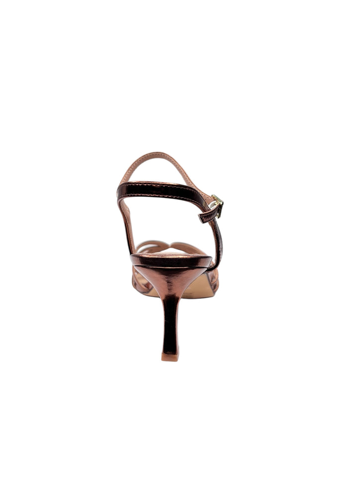 sandali donna pelle claud.v art. xg18-04n-br bronzo