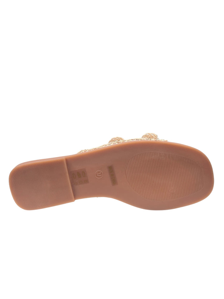ciabattine donna pelle claud.v art. zg30-02t-be beige
