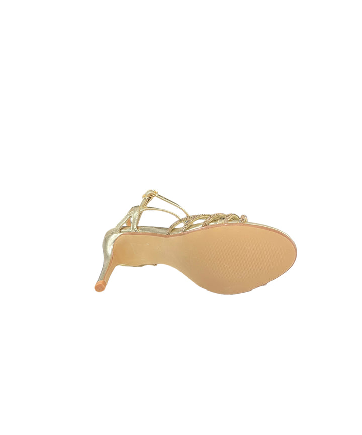 sandali donna strass queen helena art.zm9339 gold